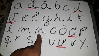 Aprender vietnamita - Aula 1 Alfabeto