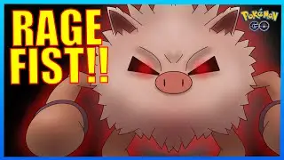 NEW *RAGE FIST* PRIMEAPE MAKES ITS FIGHTING DEBUT!! POKÉMON GO BATTLE LEAGUE