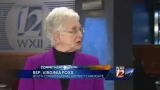 Rep. Virginia Foxx on challenger Josh Brannon