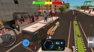 Bus truck gameplay video entertainment bus ke upar mein dancing gameplay heavy driving
