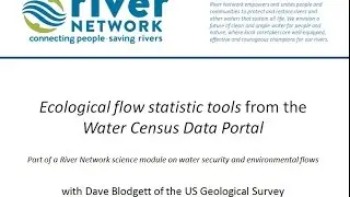 RN Science Module: Accessing Flow Data and Statistics from the USGS Water Census Portal