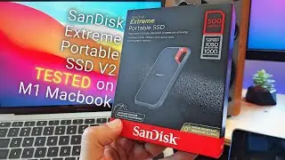 SanDisk Extreme Portable SSD V2 on the M1 MacBook