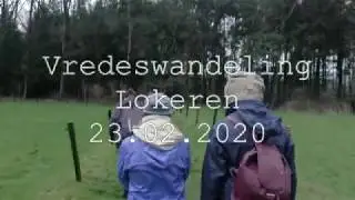 Vredeswandeling Eksaarde 23 02 2020