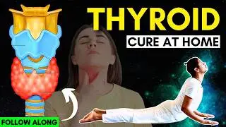 Cure Thyroid Gland | Yoga to Regulate Thyroid Hormone #hyperthyroidism #hypothyroidism