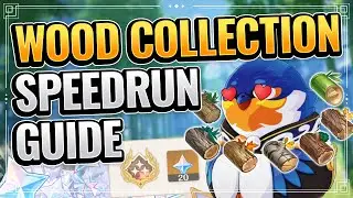 BEST METHOD TO FARM WOOD! (APPROVED BY TUBBY!) Genshin impact Wood Locations Farm Route Housing