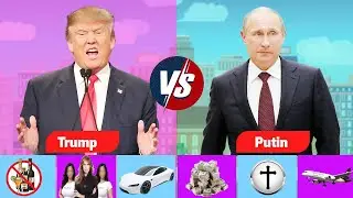 Donald Trump Vs Vladimir Putin President Salary--Net Worth-Wife-Religion & Lifestyle Comparison 2025