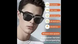 Xiaomi Smart Sunglasses, Bluetooth, Call Outdoor Sports, Headphones, Blue Ligh,t Waterproof, Anti-UV