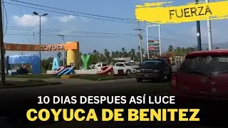 Así luce Coyuca después del paso de Otis