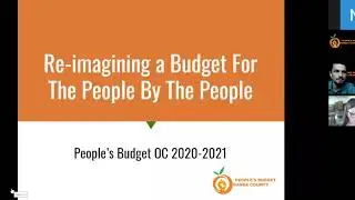 Introducing the People's Budget OC 09 02 2020