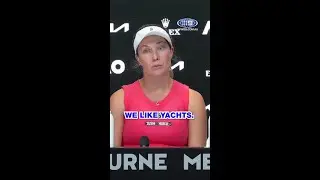 Danielle Collins faces the media. 🍿 #9WWOS #AO2025 #Tennis