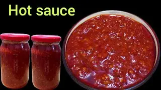 Homemade hot sauce|hot sauce|how to make hot saucehot |sauce banaune tarika|MeroKitchen114