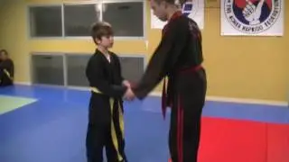 Hapkido infantil examen amarillonaranja (Centauros Gym Alicante)
