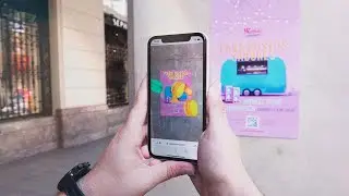 Advertising with Augmented Reality | Immersive billboard at Westfield La Maquinista shopping mall