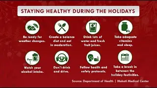 BE SAFE | Staying Healthy During the Holidays