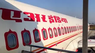 TRIP REPORT | Air India Airbus A320 (Economy class) | Kathmandu to Delhi #airbus #airindia #delhi