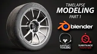 Blender - Midpoly моделирование и текстурирование колеса [Часть 1]