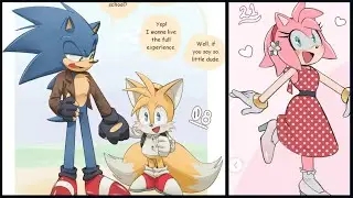 Соник &mdash; такой замечательный папа для малыша Тейлза! (Sonic Comic Dub)