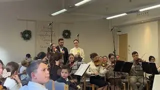 На сене в хлеву мирно спал Он || участие ансамбля 