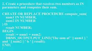 Procedure Parameters and Parameter Modes in PL/SQL  | Q4 Oracle L21 P1 | SMILE ROAD
