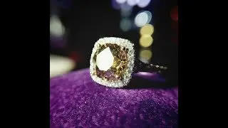 Adam & Eve Diamonds - Inel de Logodna din Aur Alb cu Diamante Brown si Albe AED172353 - AED172353