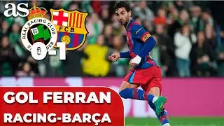 GOL de FERRAN TORRES: ABRE el MARCADOR en el RACING 0 VS BARCELONA 1