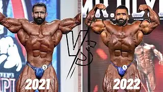 Сравнение Хади Чупана 2021 против Хади Чупана 2022 года на Мистер Олимпия #hadichoopan #bigramy #cbum