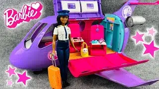 ASMR Unboxing the Barbie Dreamplane - Pink Passport Adventure!