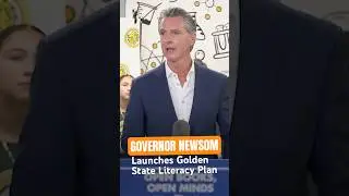 Governor #Newsom Launches Golden State #Literacy Plan &nbsp;#shorts #california #reading #compton