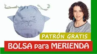 Cómo hacer 1 BOLSA para MERIENDA | FÁCIL (vuelta al cole)