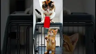 A Dramatic Kitten Rescue Mission: Mama Cat to the Rescue! 🐱