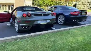 Ferrari F430 vs Maserati sound check