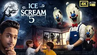 ICE CREAM 5 / CREPE AND FUNNY HORROR GAME / ICE CREAM  CHAPTER 5 ESCAPE GAMEPLAY 