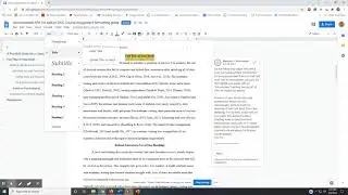 Google Doc formatting tips for APA 7th edition