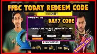 FFBC TODAY REDEEM CODE INதமிழ்/FFBC DAY7 CODE/MASTRO TAMILAN