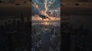 Whales in the sky #surrealshorts #whales