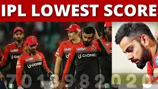 IPL lowest Team Scores - IPL Rewind - IPL 2020 | #Nettv4u