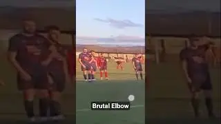 Brutal Elbow in Welsh League Game