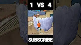 1VS4 CAN I KILL A WHOLE SQUAD🥵 WAIT FOR END🥶#shorts #shortsfeed #trending #b2k #arisudanyt #ironicff