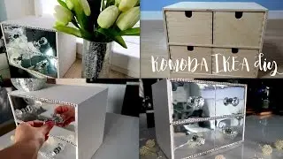 DIY: Komoda MOPPE IKEA lustrzana