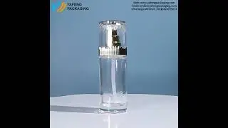 Bespoke Cosmetic Glass Bottle Packaging for Skincare Brands
