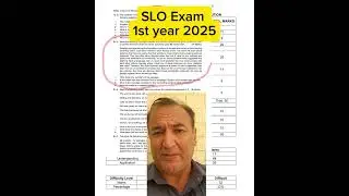 SLO based Exam HSSC #2025 #KP #boards #bisem #fbise
