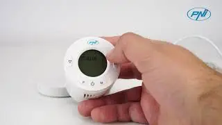 PNI CT25T Intelligent Thermostatic Head for Radiator, Connects wirelessly CT25WIFI Hub with Internet
