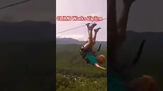 THE BEST zipline in Gatlinburg- CLIMB Works
