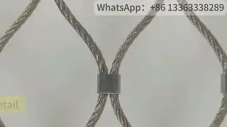 Bird Aviary Netting RTS Durable Wire Rope Mesh