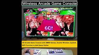 39800 in 1 Pandora 3D Arcade Game Machine, Double Wireless Joystick, WiFi Function Add Game  Online