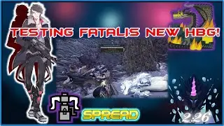 TESTING FATALIS NEW HEAVY BOW GUN|THE POWER OF SPREAD HEAVY BOW GUN| MHW ICEBORNE TESTING THE META
