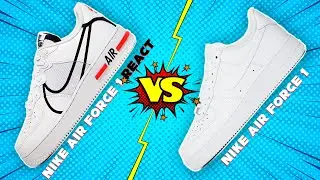 Cравнение Nike Air Force и Air Force React