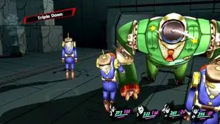 Persona 5 - 9/20 Okumura's Palace: Chief Director ID Acquired, Corporrobo MDL Fight Gameplay