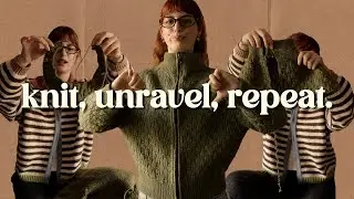 ✿ Попыталась связать кардиган на молнии, но ничего не вышло ✿