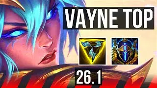 VAYNE vs AATROX (TOP) | EUW Master | 26.1